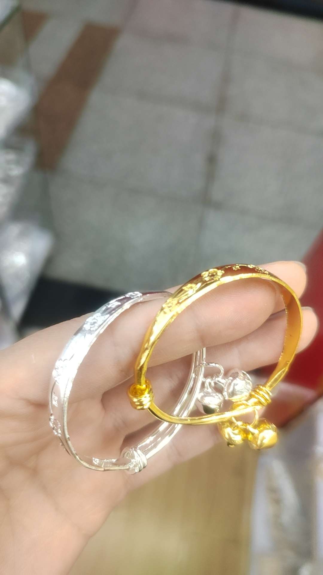 儿童专享云南扎染和田玉元素亚克力仿真钻饰品 儿童手饰手表玩具 时尚潮流儿童饰品