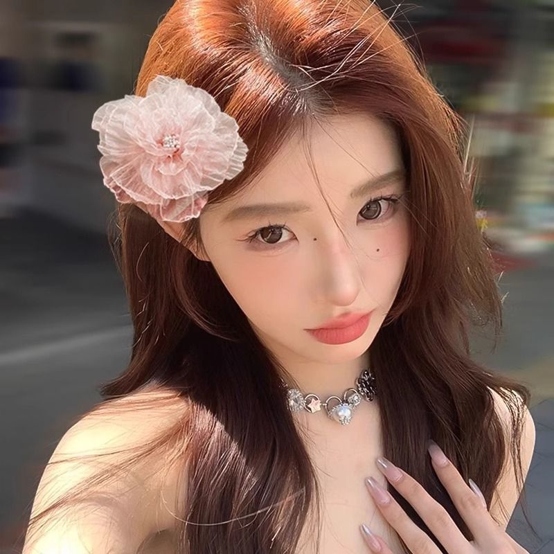 水晶纱翼会动的蝴蝶儿童水钻发夹发卡新款可爱头饰夹子侧边夹碎发夹刘海夹可爱会动的水钻蝴蝶发夹小女孩发饰侧边夹碎发刘海夹详情8