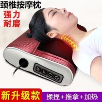 smart neck massager pillow multifunctional neck waist back shoulder massage pillow home heating lumbar massager