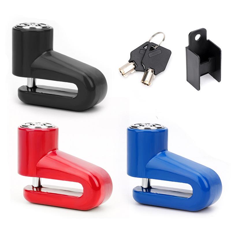 mountain bike portable disc brake lock security lock motorbike disc brake lock disc brake lock bicycle reminding rope accessories wholesale