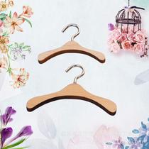 factory wholesale bjd hanger kurhn doll hanger barbie doll solid wood hanger towel hanger