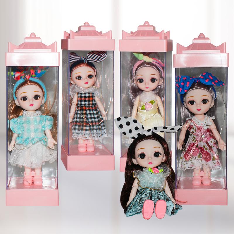 16cm Wedding Dress Barbie Doll with Light Girl Gift Doll Multi-Specification Play House Toy Stall
