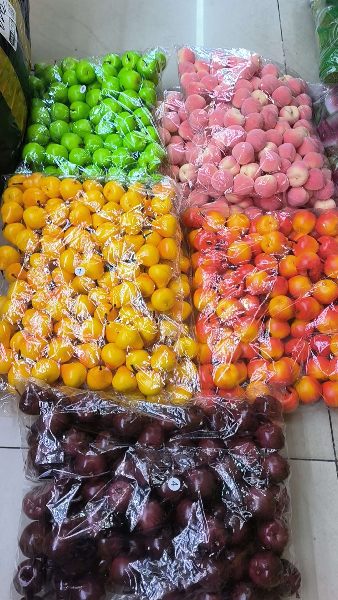 Simulated fruit, fake cherry, mini fruit diy, cherry, apple, vegetable, hair clip accessory, a cute and adorable tool detail image 10