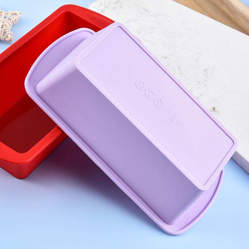 in stock silicone cake mold diy baking tool silicone rectangle toast mold strip bread cake mold Application Scenario