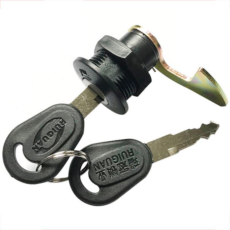 electric car trunk lock scooter red star trunk lock battery car q8 trunk lock storage box lock