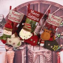 christmas decorations extra large santa claus christmas stockings christmas candy bag gift bag christmas gifts for children socks