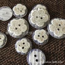 manufacturer resin silver pink plum pattern button in stock wholesale women's pajamas shirt button button
