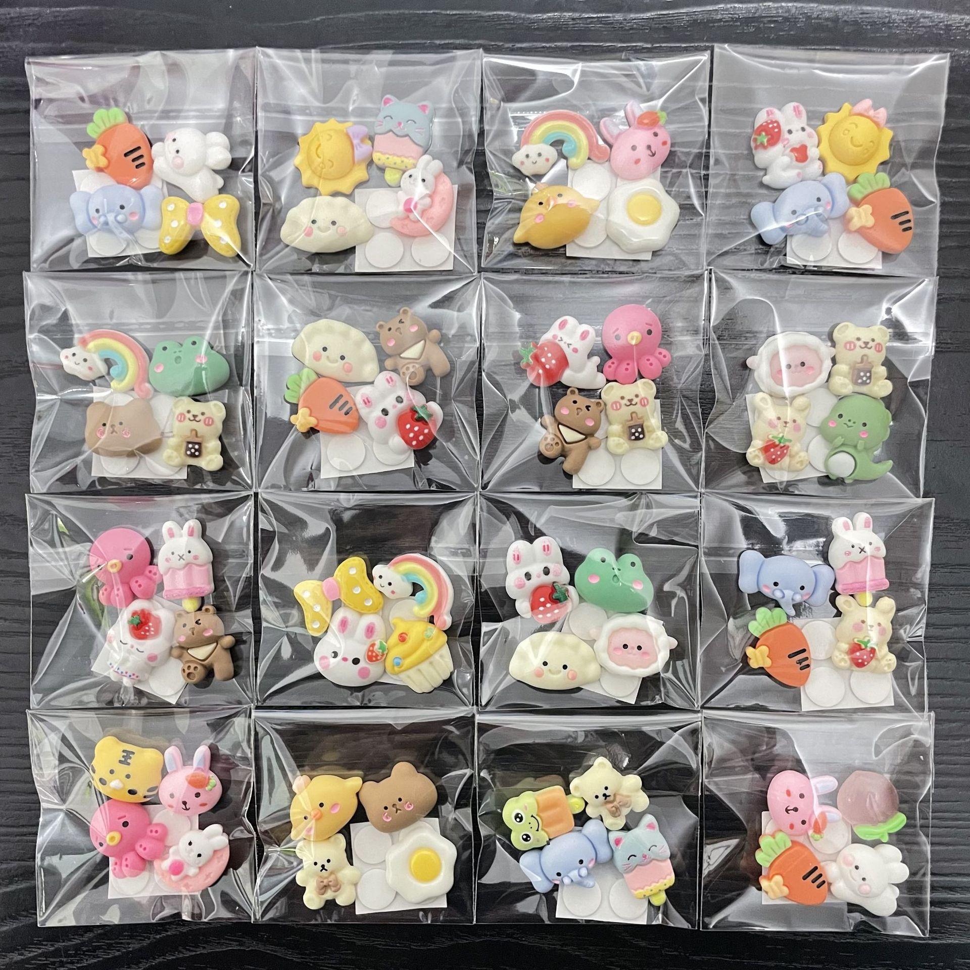 3d three-dimensional stickers diy mobile phone stickers vacuum cup water cup stickers plastic cup stickers 3d doll resin ornament