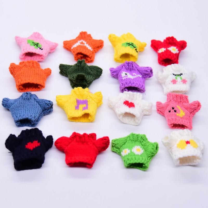 wholesale 10cm wallace and gromit doll replacement clothes sweater toy cotton doll accessories finished dress-up accessories