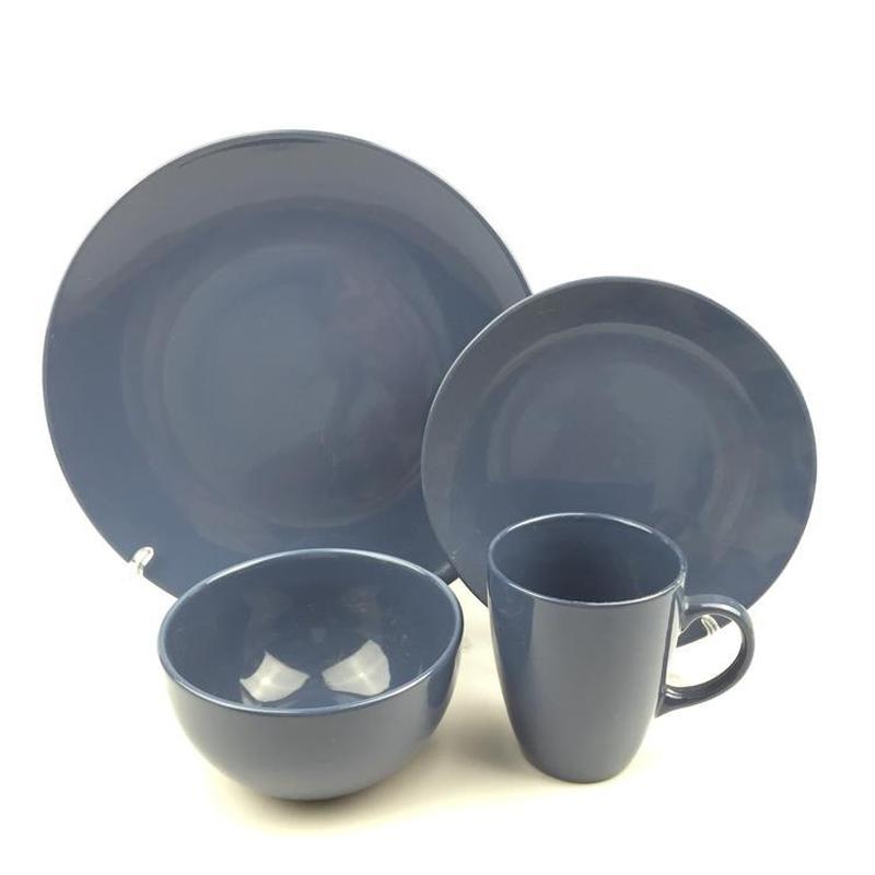 hot selling chinese style single color glaze creative ceramic plate bowl cup stoneware tableware support