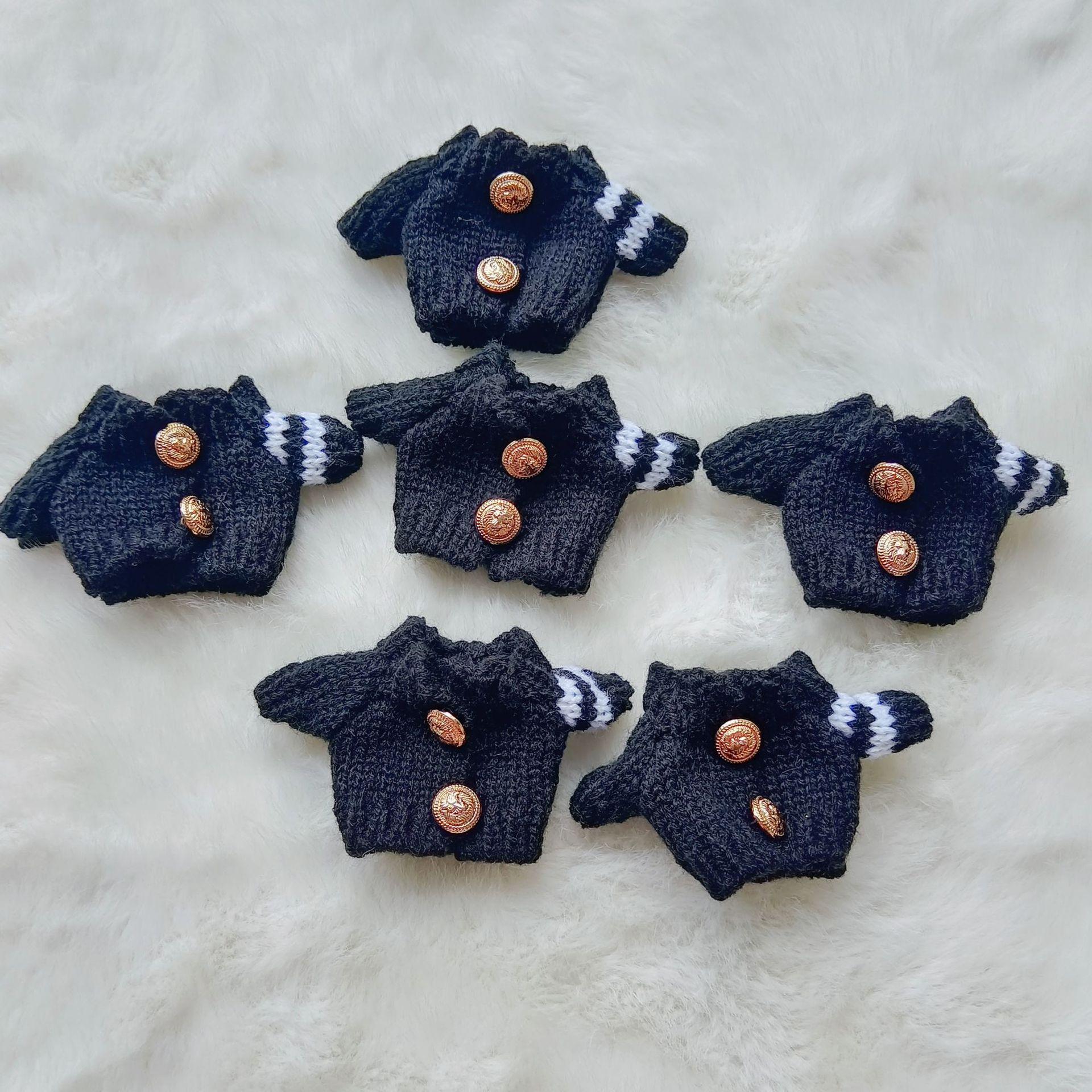 new 10cm doll clothes 14cm palm dog doll sweater bear west highland clothes plush toy doll accessories