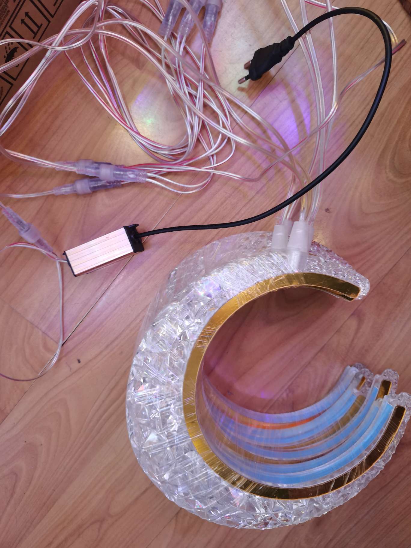 1.5-meter outdoor LED light string, tree lamp decorative lighting, 2835 light strip, small Christmas tree light strip, LED small light string, environmentally friendly, energy-saving, beautiful and durable Specification image