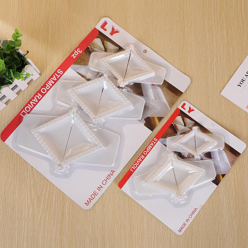 Rhombus Dumpling Making Artifact Kitchen Tool Creative Household Dumpling Making Accelerator Dumpling Dumpling Mold Hot Sale