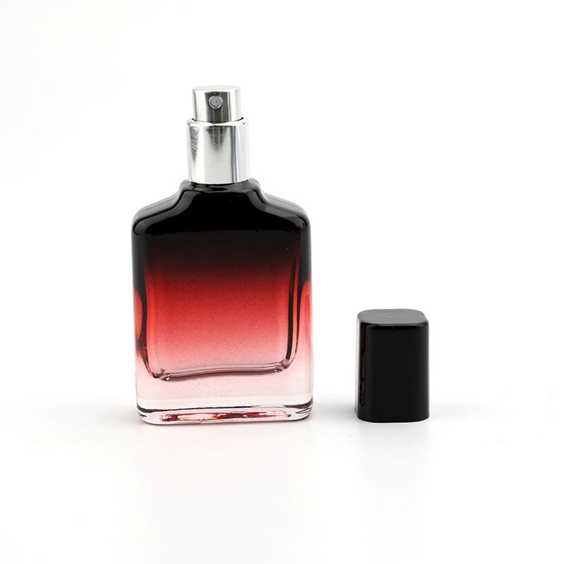 30ML perfume bottle, gradient color high-end portioned glass empty bottle, simple press large capacity spray bottle wholesale