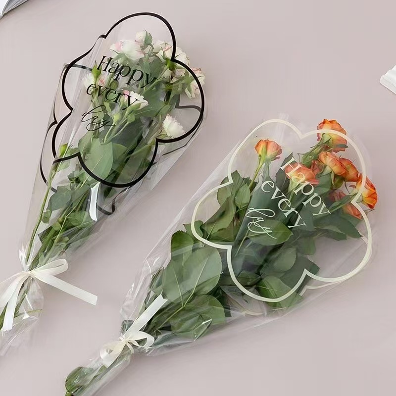 Flower packaging bags, single bag packaging detail image 5