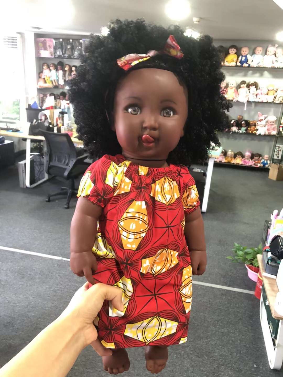 Reborn dolls, black dolls, African dolls, Children's Day gifts for export. Special supply for foreign trade. Need to order large dolls with new face shapes, 19 inches and 48 centimeters. Welcome to purchase details Picture
