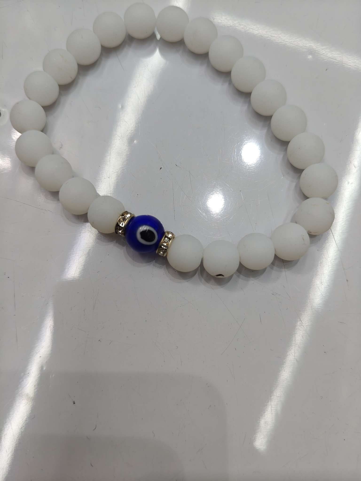 新款中式弹簧水晶手链 女士叠戴手饰 高档饰品 手串女款时尚饰品手链细节图