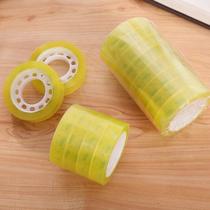office stationery transparent tape with 12mm packaging sealing small tape 30 m transparent tape wholesale