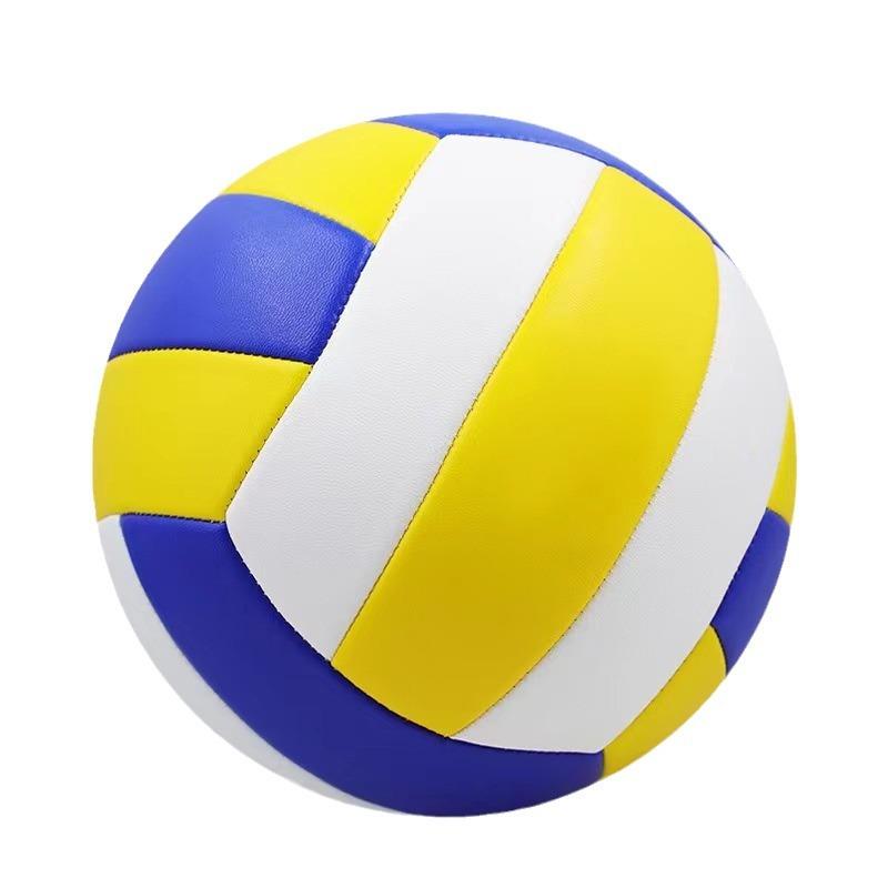 no. 5 primary school children's junior high school entrance examination beginner for training competitions soft pvc machine seam beach men's and women's inflatable volleyball Item Picture