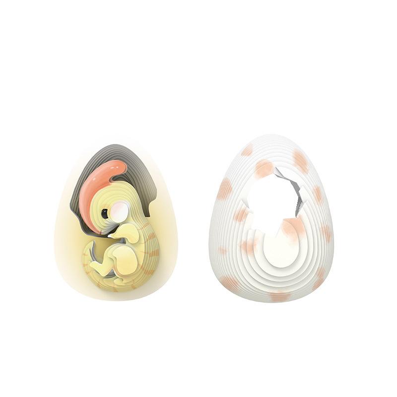 children's 3d paper puzzle fashion creative handmade diy paper puzzle with magnetic dinosaur cultural creative decoration toys Item Picture