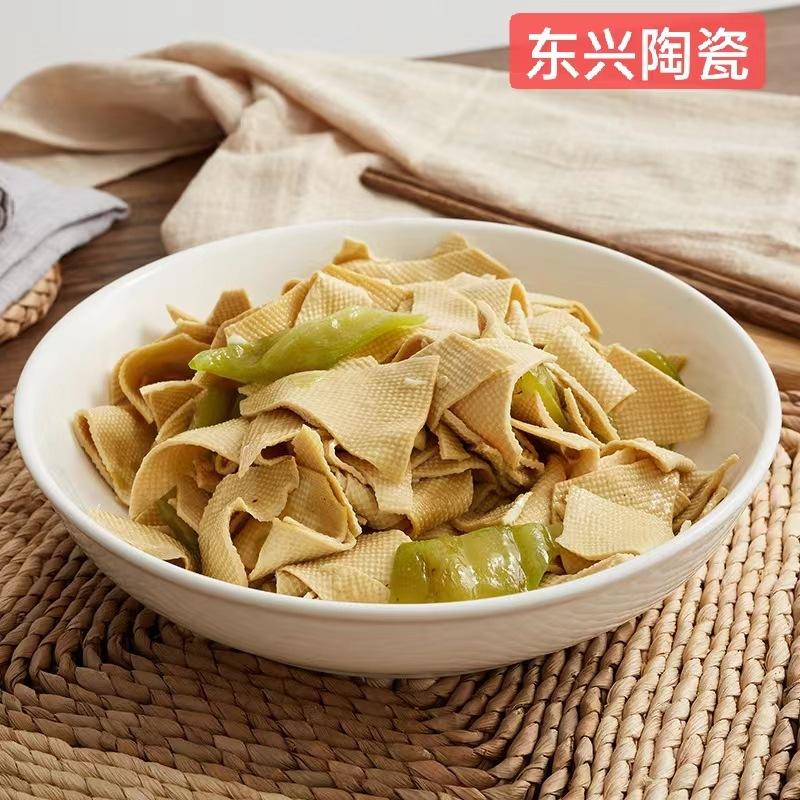 pure white ceramic plate deep tray dish household bone china tableware creative trending dish steamed steamed egg custard deep plates