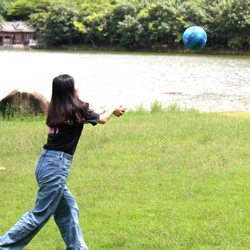 factory new children's beach volleyball neoprene material wear-resistant non-slip inflatable ball parent-child outdoor sports customization Application Scenario