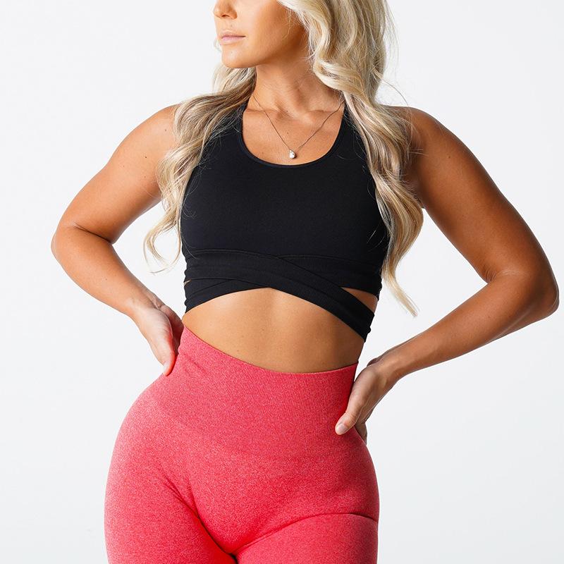 sculpt seamless bra european and american sports fitness yoga sports bra without logo