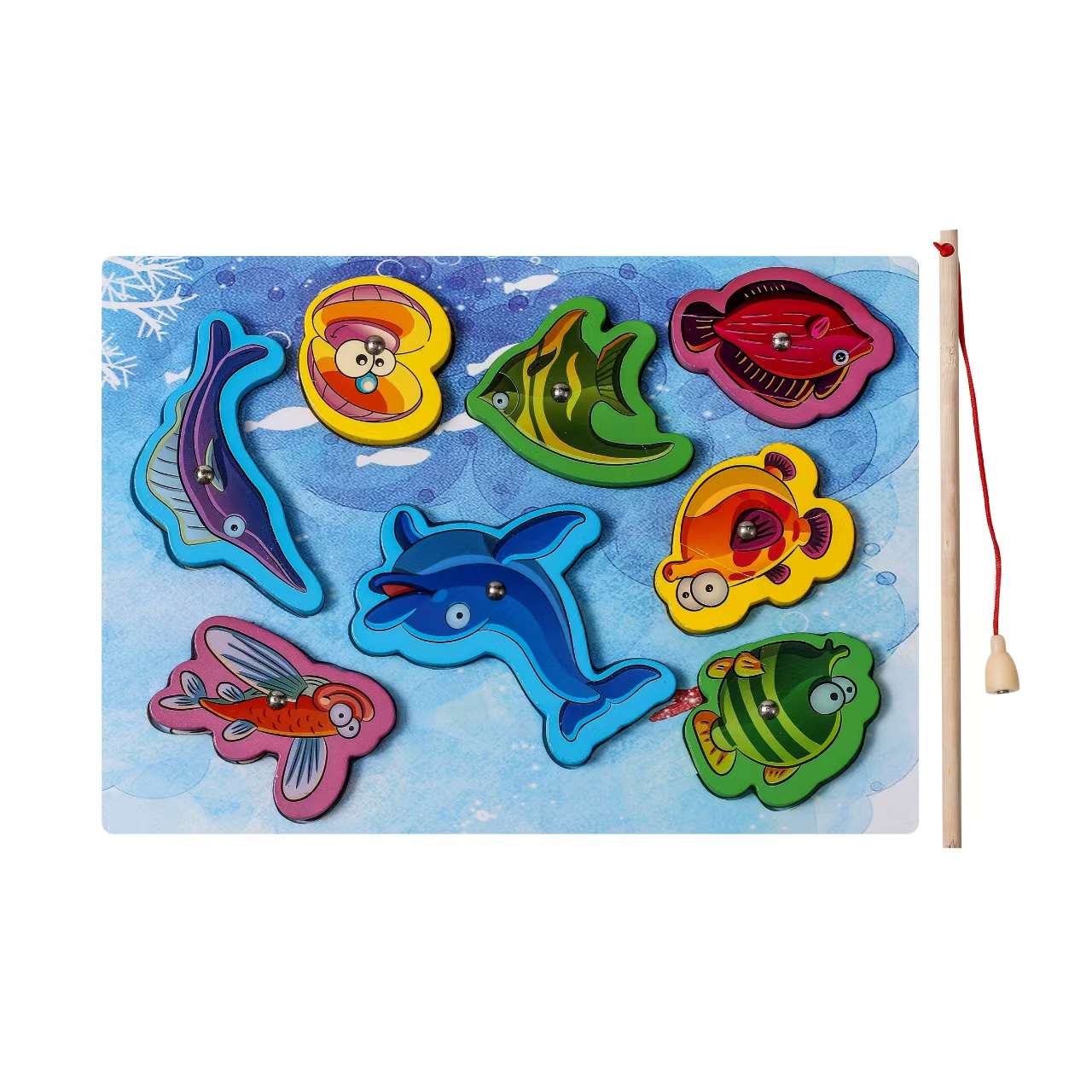 科教益智玩具 儿童积木拼板玩具 创意思维训练 拼接乐趣无限钓鱼游戏详情图3