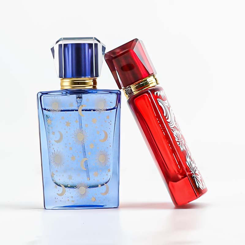  厂家批发50ml香水瓶喷色半透明瓶子旅行便携分装瓶化妆品喷雾瓶详情1