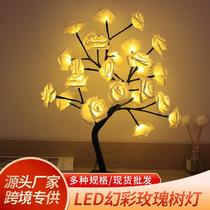 cross-border new arrival led tree light cherry blossom lamp rose light maple leaf lamp christmas decoration small night lamp