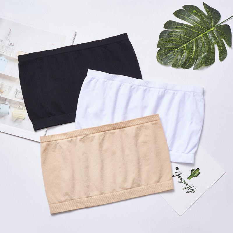 new strapless bra and undershirt seamless bra women's anti-exposure sexy bra bottoming seamless underwear strapless bandeau underwear