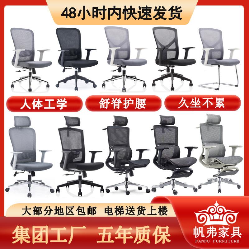comfortable long-sitting computer chair home bedroom reclining lifting chair dormitory desk chair rotating staff office chair