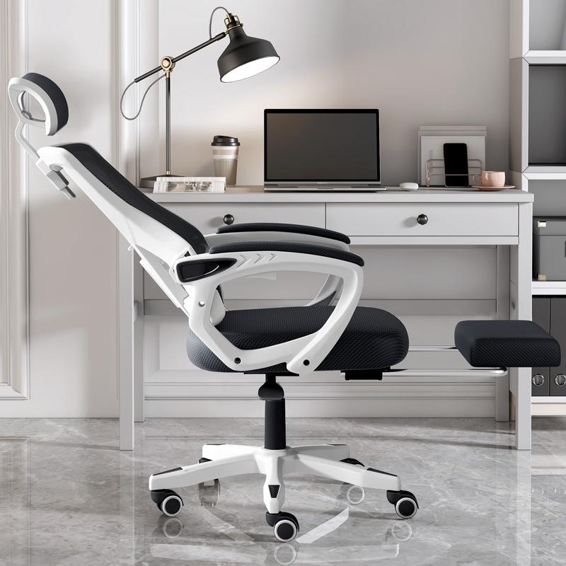 study chair long sitting computer chair home comfortable office chair study desk student's chair backrest ergonomic chair full figure