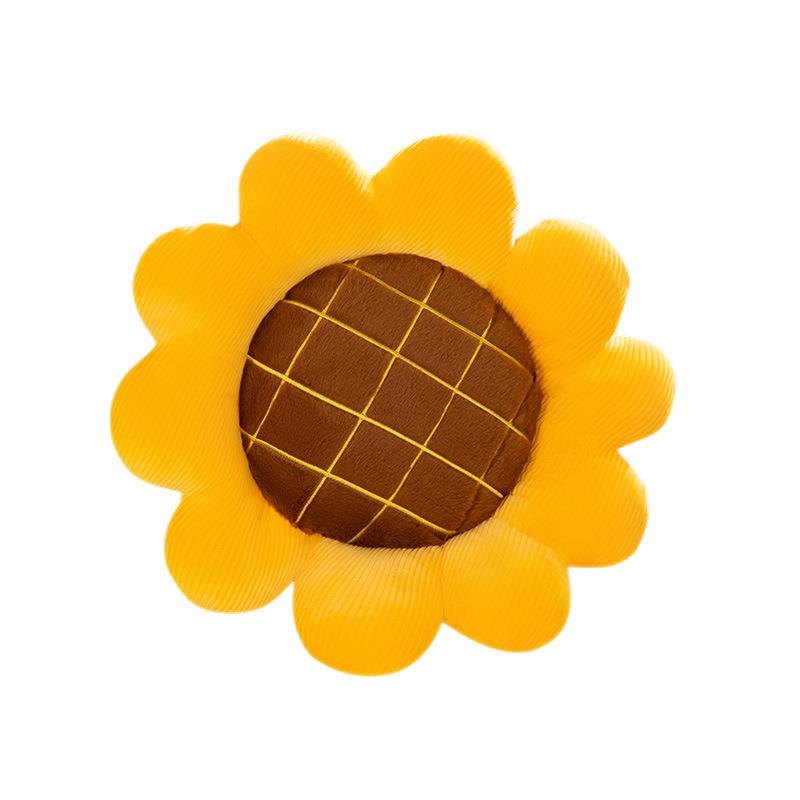 ins style flower sunflower pillow seat cushions plush toy backrest cushion home sleeping headrest office chair cushion Item Picture