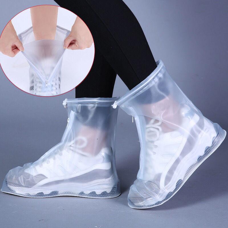 rain boots women's waterproof shoe cover non-slip wear-resistant thickened rain-proof shoe cover rain-proof and antifouling outdoor rain shoe cover