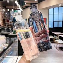 simple with scale water cup plastic cup portable water bottle plastic cup high temperature resistant drop resistant student sports tumbler