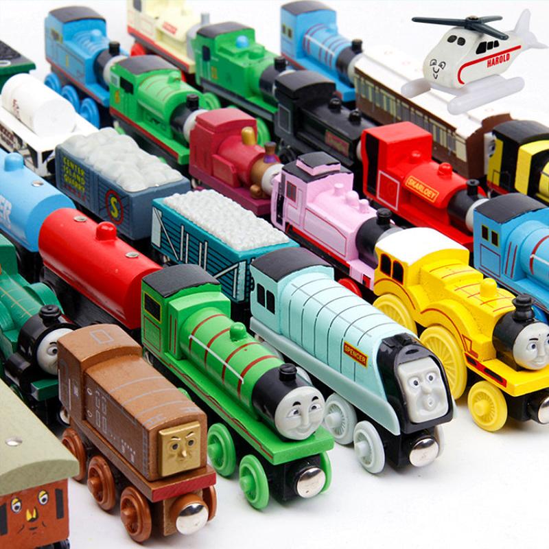 Wooden Children's Tra Magnetic Train Eduional Set Doll Toy Aircraft Wholesale Stall Year-Old Model Pendant