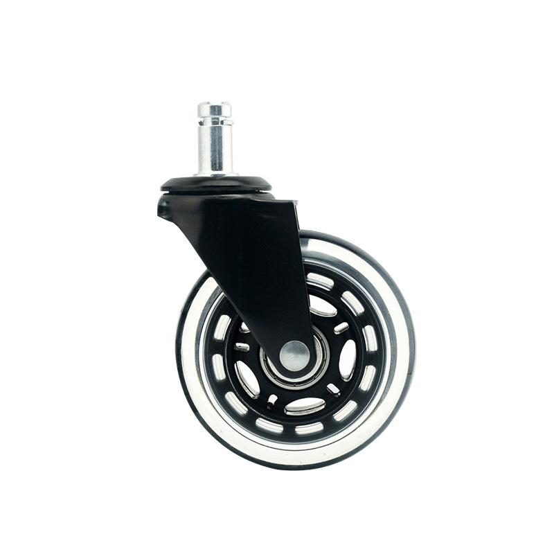 office chair transparent caster dining table wheel chair wheel game chair caster universal caster rubber wheel Item Picture