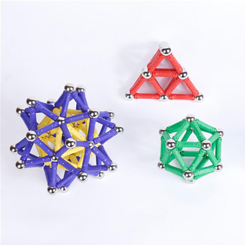 color strong magnetic magnetic rods iron boxed 36 sticks +27 beads free assembling magnetic toys wholesale amazon Application Scenario