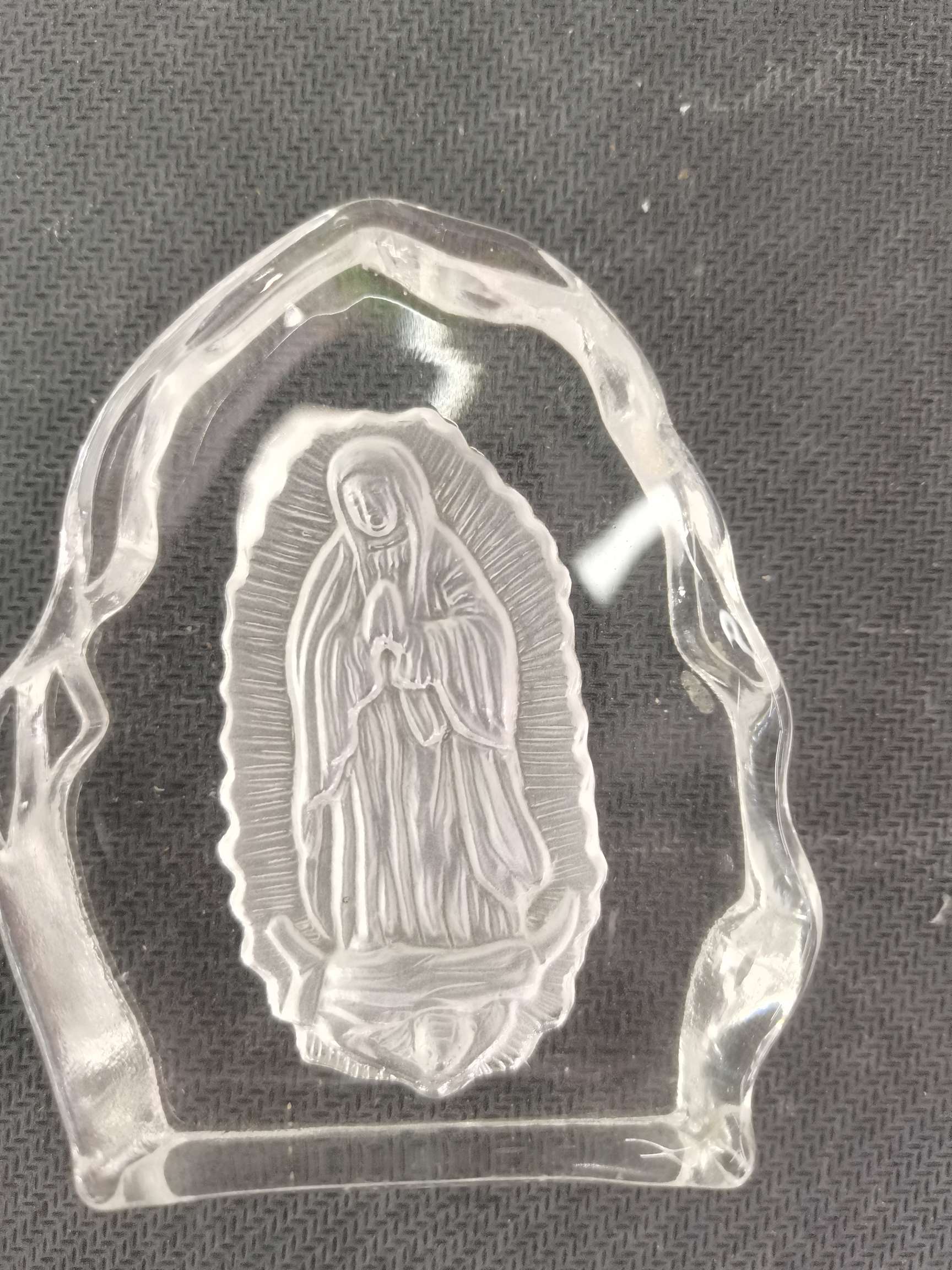 水晶冰山宗教 精美礼品 水晶水晶玻璃工艺装饰品 透明光泽独特