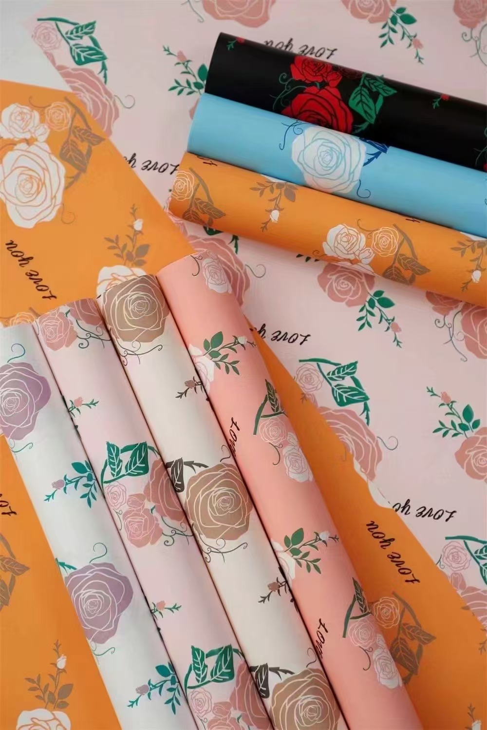 Daily-use flower packaging, complete set of pear paper, water rock paper, flower box, flower triangle bag, multi-tube flower bag, exquisite and durable, essential for floral design, pear paper, pear paper details Picture