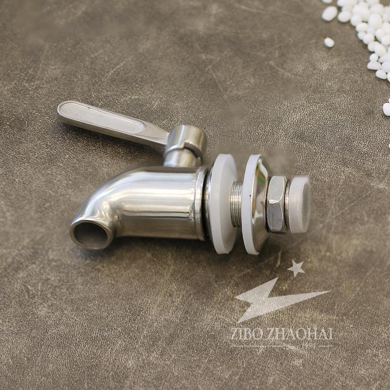 304 stainless steel faucet glass brewing juice jar special with anti-blocking beverage dispenser