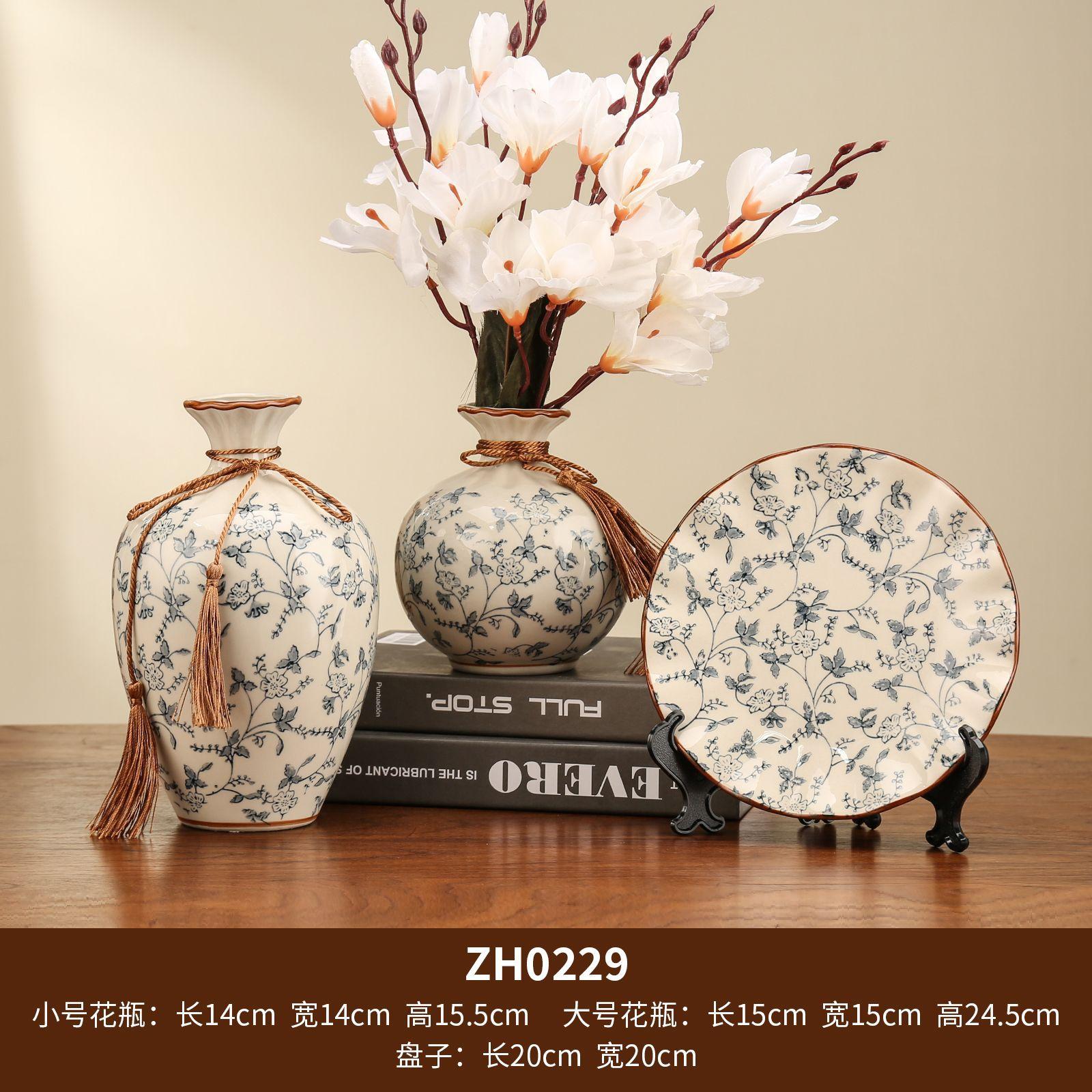 home living room european-style ceramic plate hanging plate hallway crafts tv cabinet decorations wine cabinet creative ornaments 9