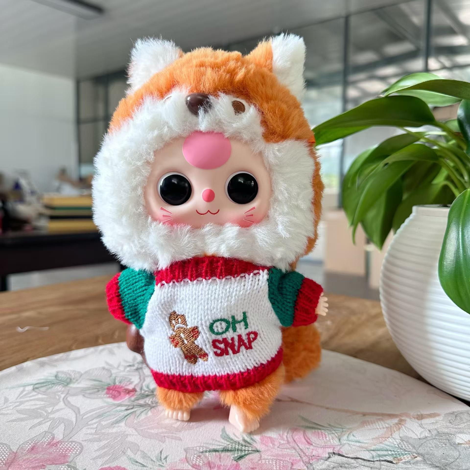 20cm baby three-year-old animal big cute baby fashion accessories suit cute girl baby raising new clothes sweater cute
