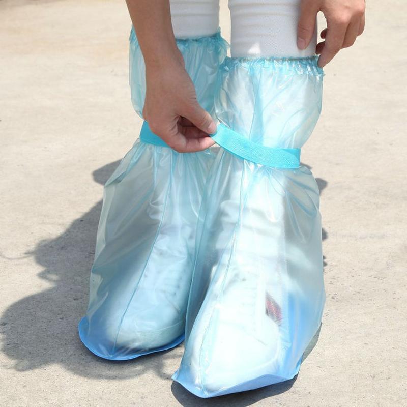 factory wholesale outdoor travel shoe cover thickened men and women middle high tube rain boots cover shoe cover