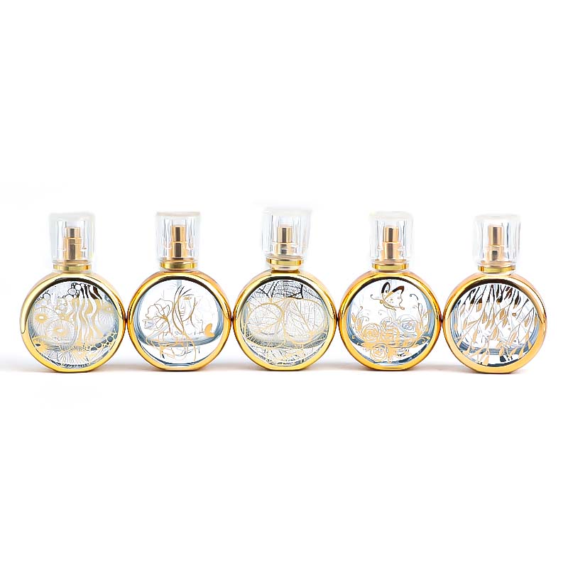 25ml sample perfume portioning bottle, high-end portable spray bottle, glass empty bottle, high-end electroplated perfume bottle pic 7