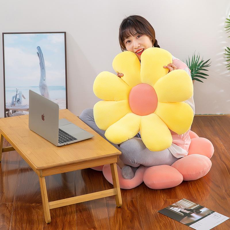 new cushion little daisy flower-pattern throw pillow office chair cushion tatami car seat cushion activity gift wholesale Application Scenario