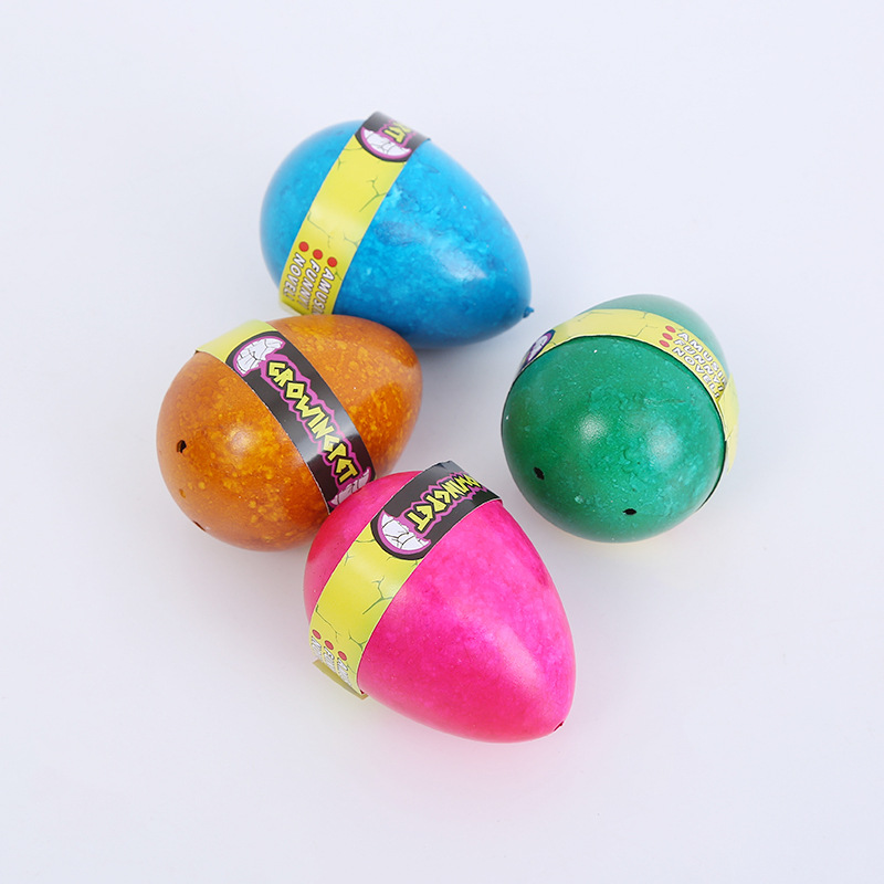 新奇可孵化大号恐龙蛋地摊热卖膨胀玩具创意礼品来样定制产品图