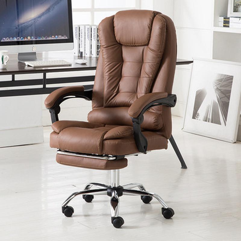 computer chair home office chair reclining executive chair massage footrest lifting swivel chair modern minimalist lunch break chair