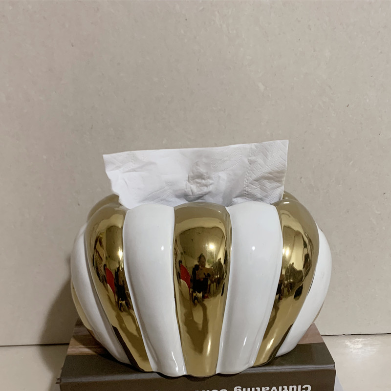 贝壳创意纸巾盒客厅高档轻奢风抽纸盒摆件高级感家用桌面餐巾纸盒